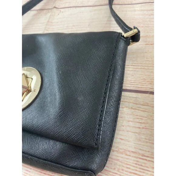 Kate Spade Women's Sally Black Leather Cross Body Bag - OS - Picture 3 of 12